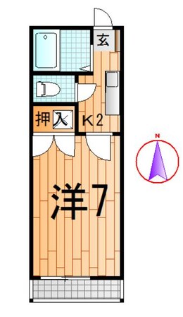 ファッションコーポフォーエムの物件間取画像